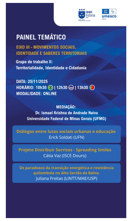 ISCE Douro apresenta projeto “Distribuir Sorrisos, Spreading Smiles” em Painel Temático Internacional