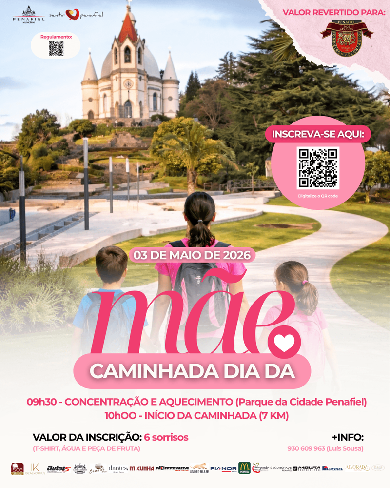 Caminhada “Mãe” promove atividade física e solidariedade em Penafiel