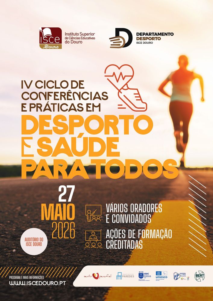 IV Ciclo de Conferências e Práticas "Desporto e Saúde para Todos" no ISCE Douro