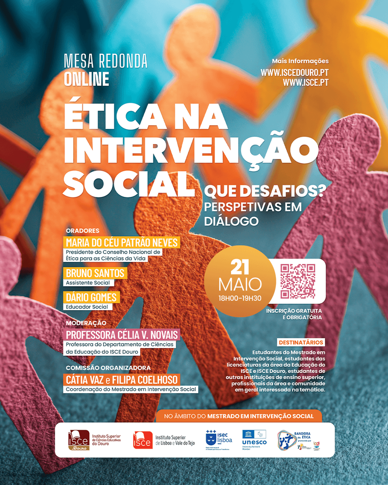 Mesa Redonda Online debate Ética na Intervenção Social