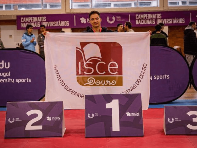 Estudante do ISCE Douro Conquista o 1.º Lugar no Campeonato Nacional Universitário de Taekwondo — foto 3