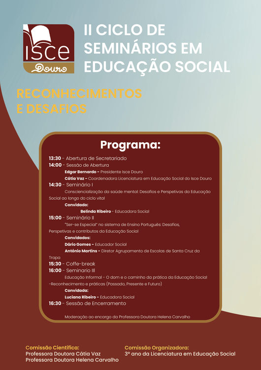 II Ciclo de Seminários em Educação Social no ISCE Douro — foto 1